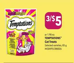 Giant Tiger TEMPTATIONS Cat Treats offer