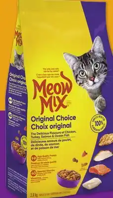 Giant Tiger Meow Mix Original Dry Cat Food offer