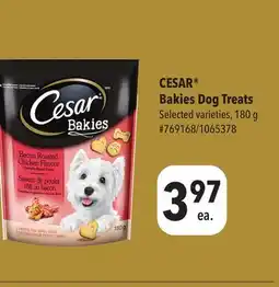 Giant Tiger CESAR Bakies Dog Treats offer