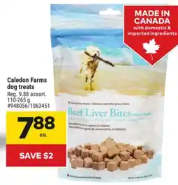 Giant Tiger Caledon Farms dog treats offer