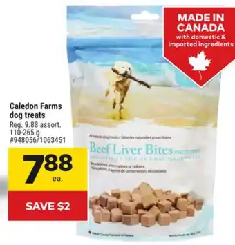 Giant Tiger Caledon Farms dog treats offer