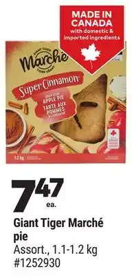 Giant Tiger Giant Tiger Marche pie offer