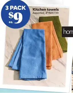Giant Tiger Kitchen towels offer