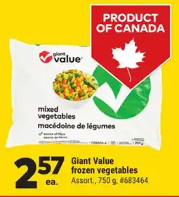 Giant Tiger Giant Value frozen G offer