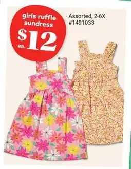 Giant Tiger girls ruffle sundress offer