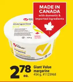 Giant Tiger Giant Value margarine offer