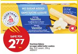 Giant Tiger Voortman Bakery no sugar added wafer cookies offer