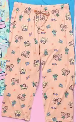 Giant Tiger Printed PJ capris offer