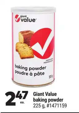 Giant Tiger Giant Value baking powder offer