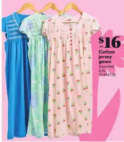 Giant Tiger Cotton jersey gown offer