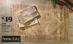 Giant Tiger Jute area rug offer