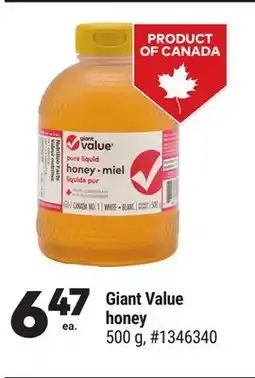 Giant Tiger Giant Value honey offer