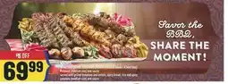 Marché Adonis ADONIS Mixed BBQ platter 16 skewers (8 kafta + 4 shish taouk + 4 beef bbq) offer