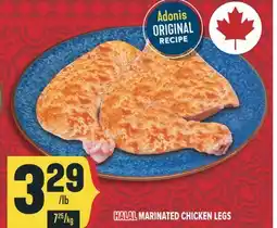 Marché Adonis HALAL MARINATED CHICKEN LEGS offer
