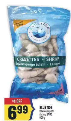 Marché Adonis BLUE TIDE Raw easy peel shrimp 31/40 offer