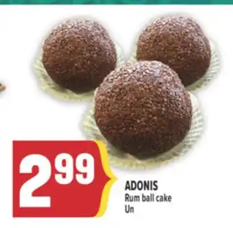 Marché Adonis ADONIS Rum ball cake offer