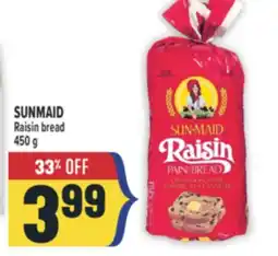 Marché Adonis SUNMAID Raisin bread offer