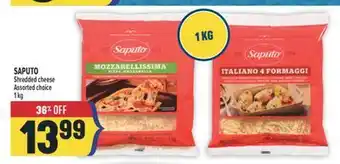 Marché Adonis SAPUTO Shredded cheese offer