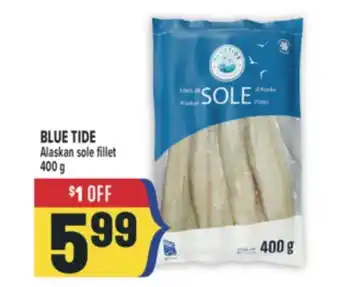 Marché Adonis BLUE TIDE Alaskan sole fillet offer
