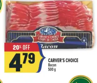 Marché Adonis CARVER'S CHOICE Bacon offer