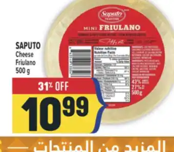 Marché Adonis SAPUTO Cheese Friulano offer