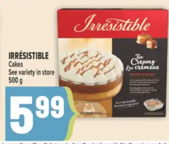 Marché Adonis IRRÉSISTIBLE Cakes offer