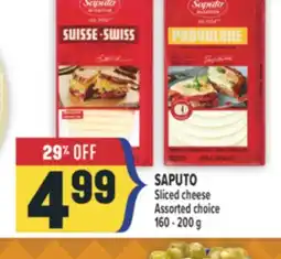 Marché Adonis SAPUTO Sliced cheese offer