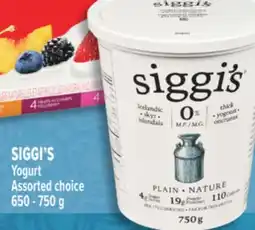 Marché Adonis SIGGI'S Yogurt offer
