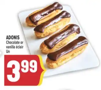 Marché Adonis ADONIS Chocolate or vanilla éclair offer