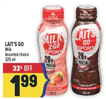 Marché Adonis LAIT'S GO Milk offer