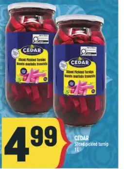 Marché Adonis CEDAR Sliced pickled turnip offer