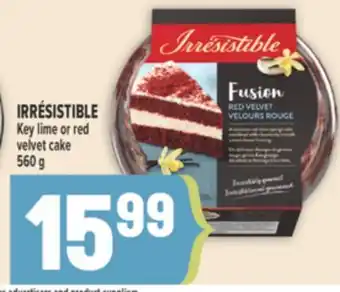 Marché Adonis IRRÉSISTIBLE Key lime or red velvet cake offer