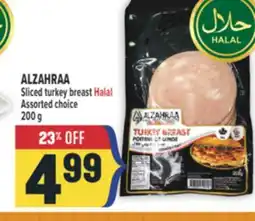 Marché Adonis ALZAHRAA Sliced turkey breast Halal offer