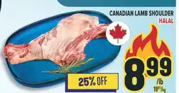 Marché Adonis CANADIAN LAMB SHOULDER HALAL offer