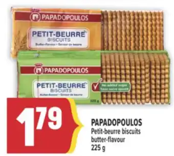 Marché Adonis PAPADOPOULOS Petit-beurre biscuits butter-flavour offer