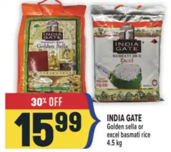 Marché Adonis INDIA GATE Golden sella or excel basmati rice offer