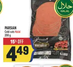 Marché Adonis PARSIAN Cold cuts Halal offer
