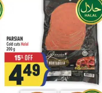 Marché Adonis PARSIAN Cold cuts Halal offer
