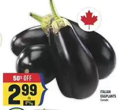 Marché Adonis ITALIAN EGGPLANTS offer