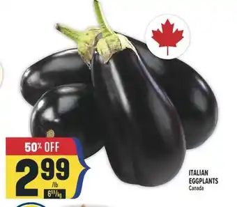 Marché Adonis ITALIAN EGGPLANTS offer