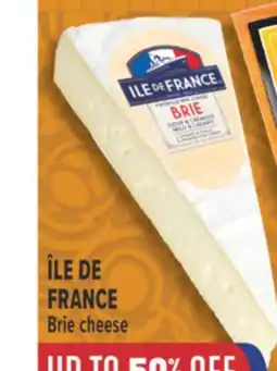 Marché Adonis ÎLE DE FRANCE Brie cheese offer