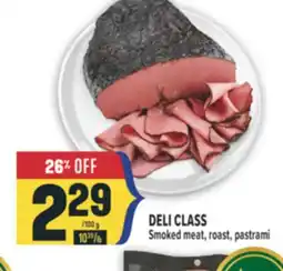 Marché Adonis DELI CLASS Smoked meat, roast, pastrami offer