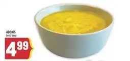 Marché Adonis ADONIS Lentil soup offer
