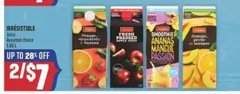Marché Adonis IRRÉSISTIBLE Juice offer