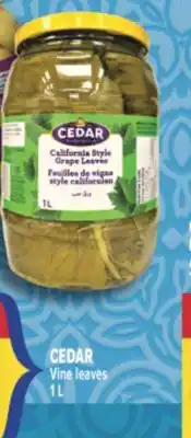 Marché Adonis CEDAR Vine leaves offer