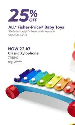 Babies 'R' Us Fisher-Price Classic Xylophone offer