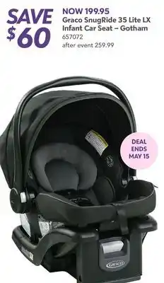 Babies 'R' Us Graco SnugRide 35 Lite LX Infant Car Seat – Gotham offer