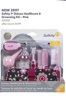 Babies 'R' Us Safety 1st Deluxe Healthcare & Grooming Kit - Pink offer