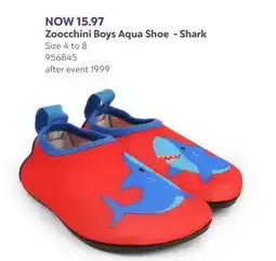 Babies 'R' Us Zoocchini Boys Aqua Shoe - Shark offer