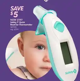 Babies 'R' Us Safety 1st Quick Read Ear Thermometer offer
